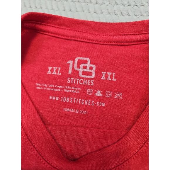 108 Stitches Shirt Womens 2X Rocket City Trash Pandas Beer Baseball - Picture 4 of 6